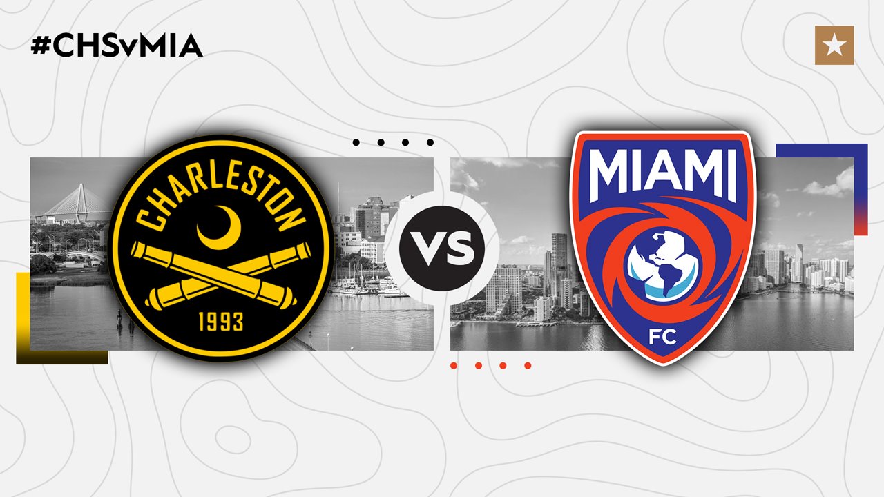 Charleston Battery vs Miami FC poster