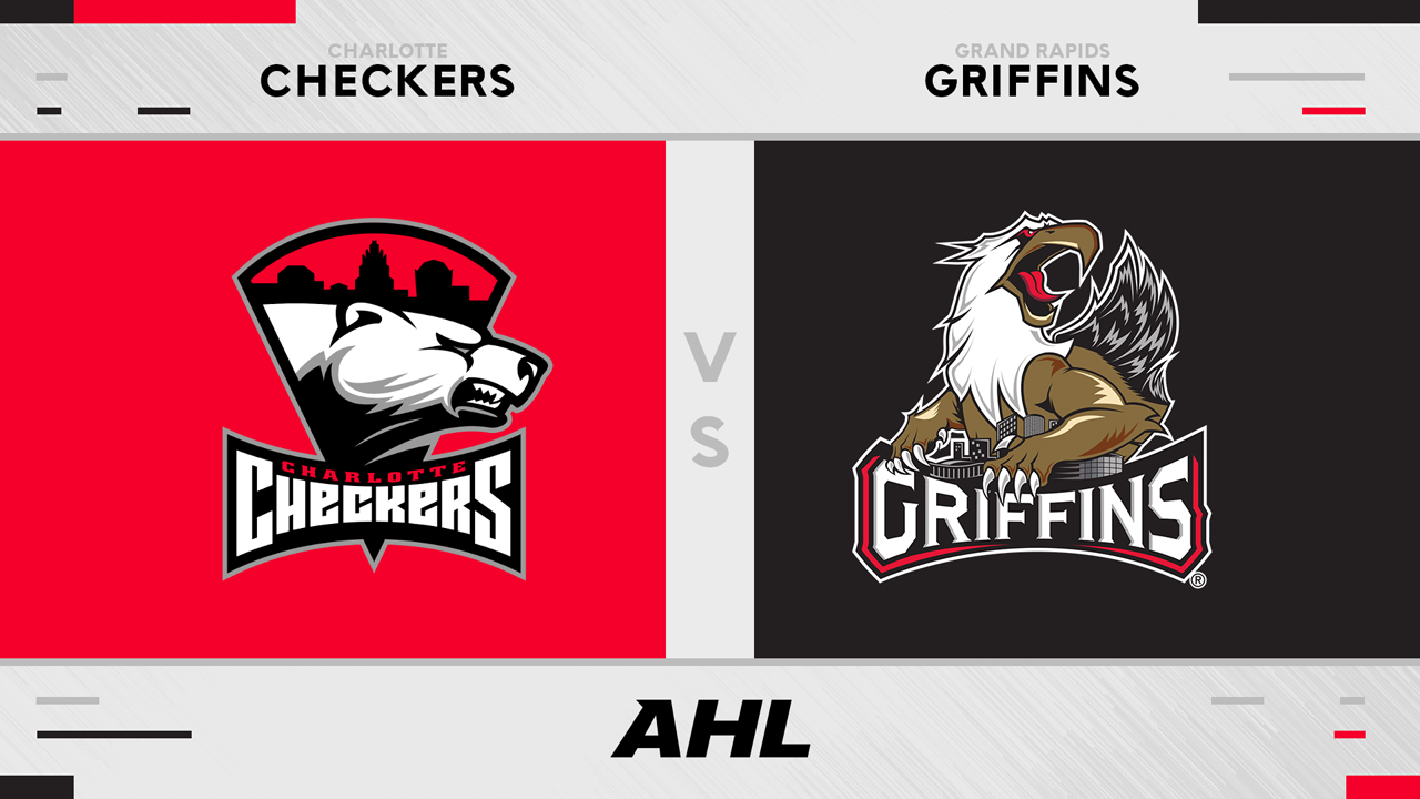 Charlotte Checkers vs Grand Rapids Griffins poster