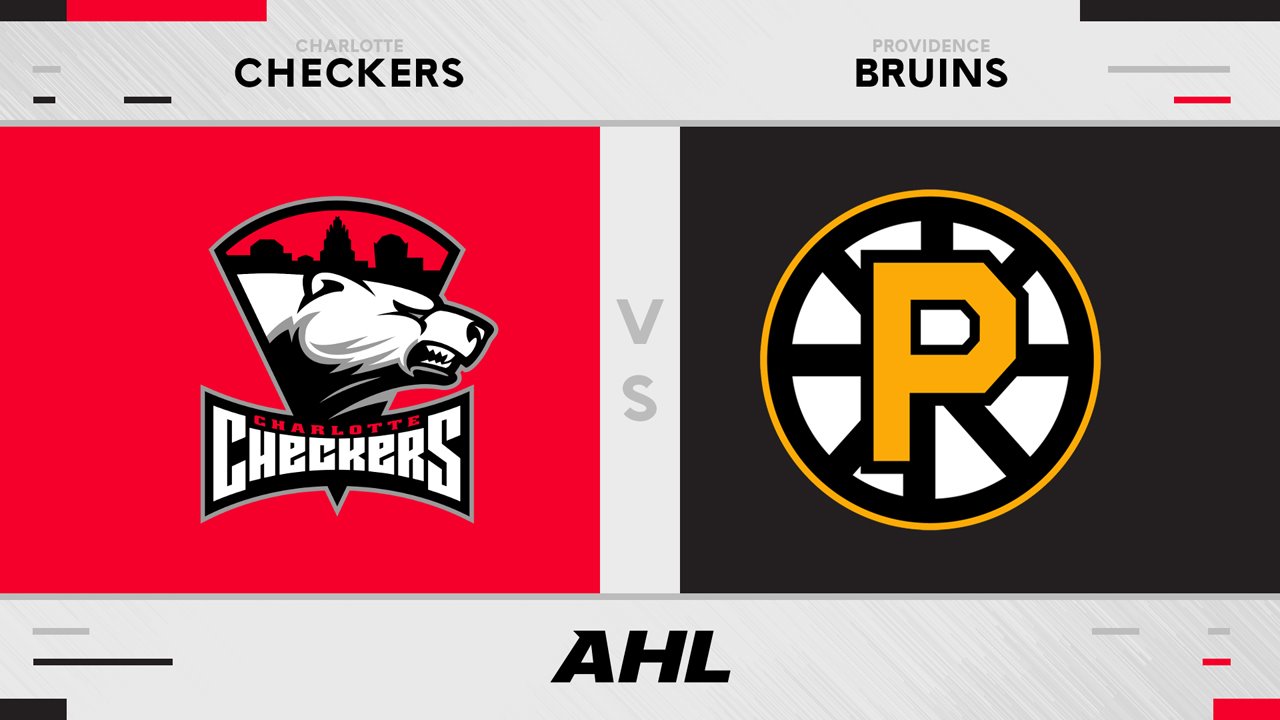 Charlotte Checkers vs Providence Bruins poster