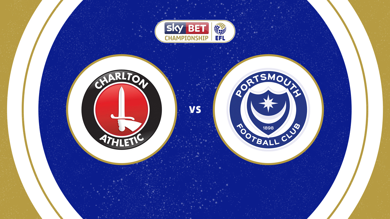 Charlton Athletic vs Portsmouth poster