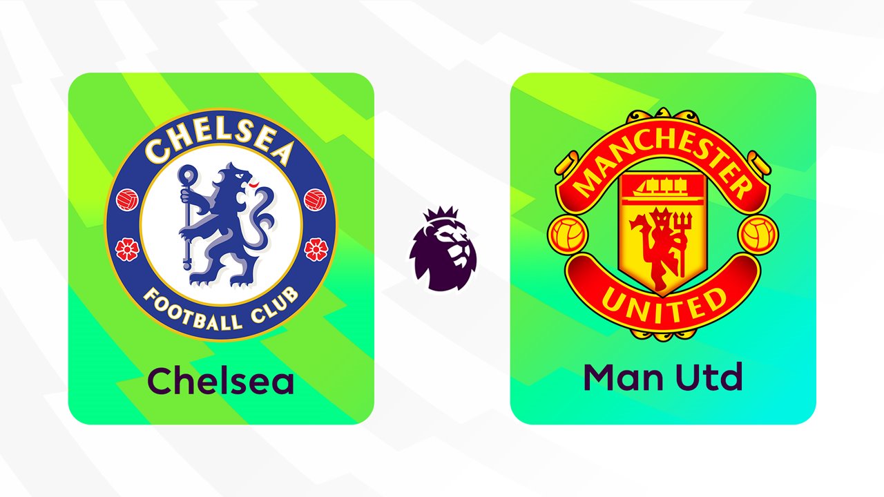 Chelsea vs Manchester United poster