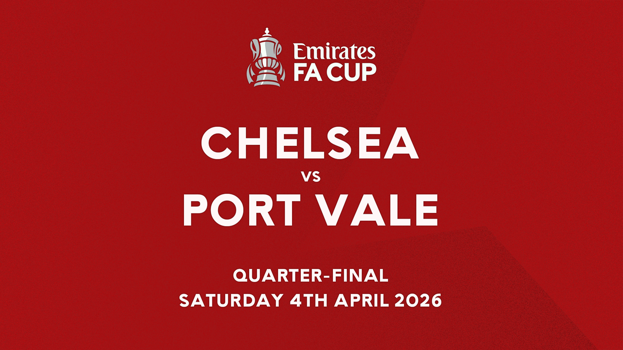 Chelsea vs Port Vale poster