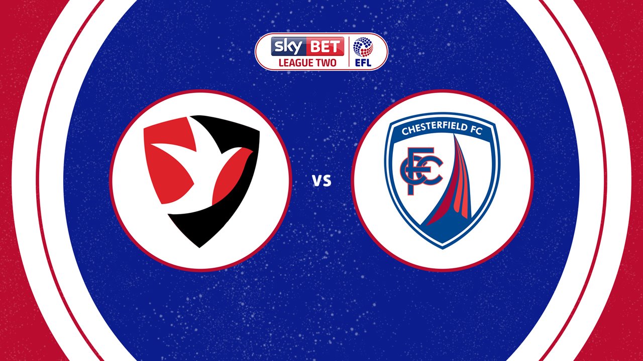 Cheltenham Town vs Chesterfield poster