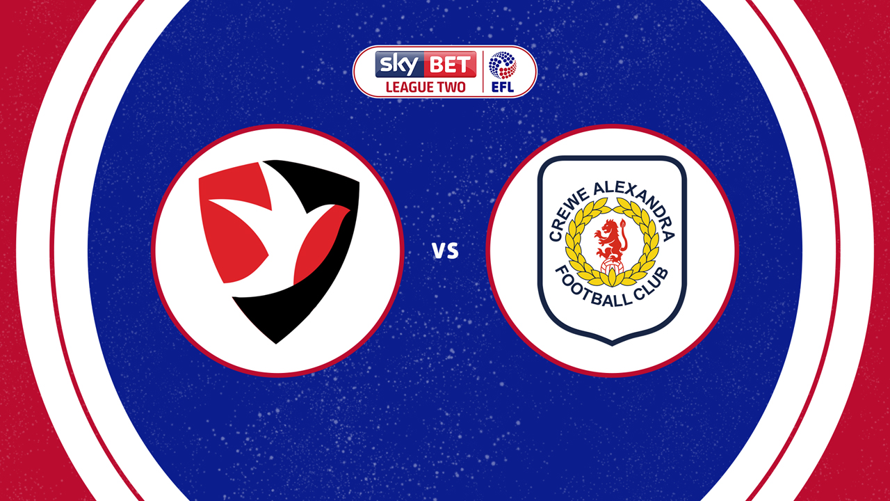Cheltenham Town vs Crewe Alexandra poster