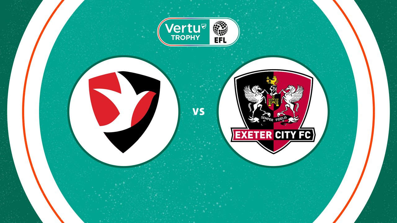 Cheltenham Town vs Exeter City poster