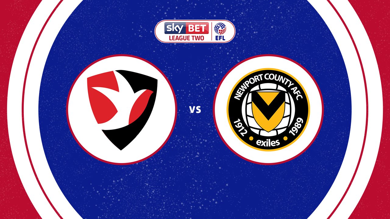 Cheltenham Town vs Newport County poster
