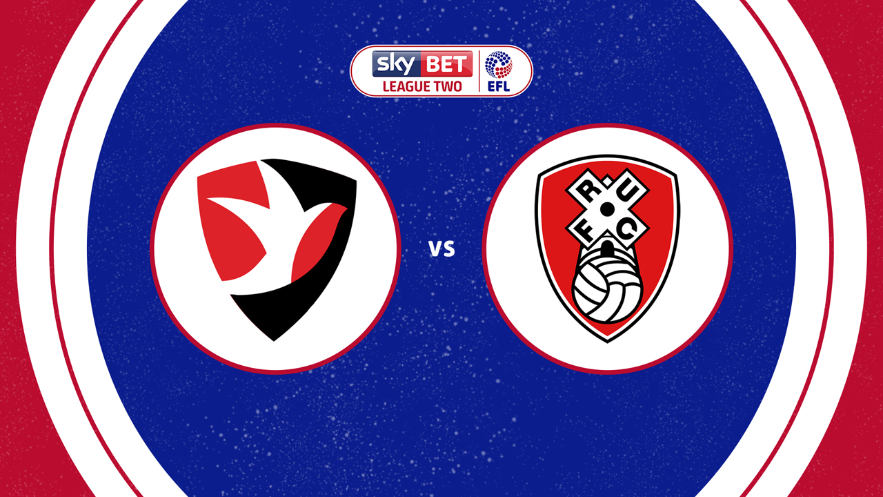 Cheltenham Town vs Rotherham United poster