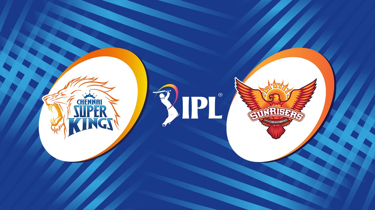 Chennai Super Kings vs Sunrisers Hyderabad poster