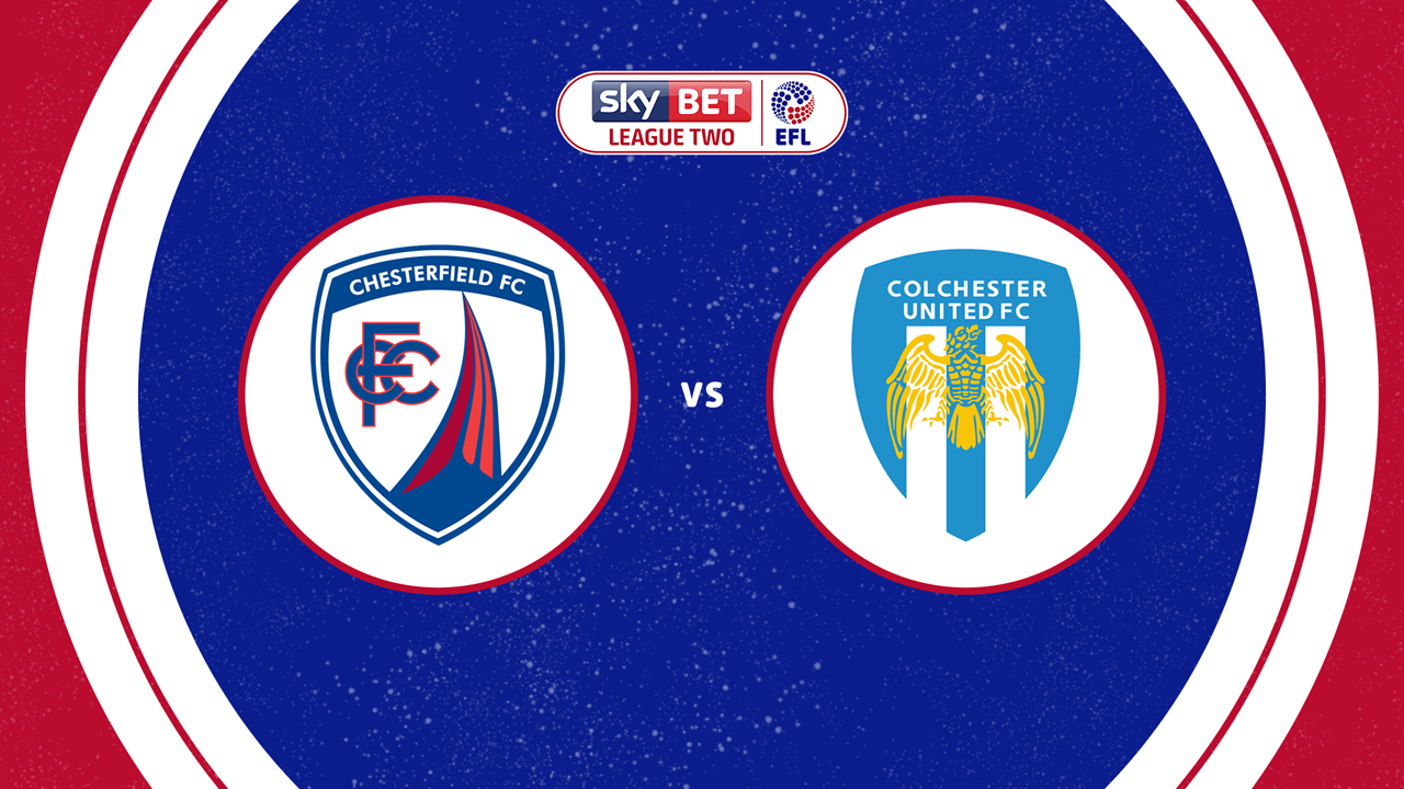 Chesterfield vs Colchester United poster