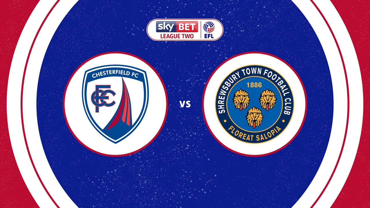 Chesterfield vs Shrewsbury Town poster