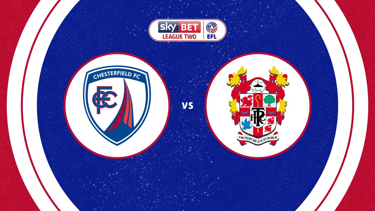 Chesterfield vs Tranmere Rovers poster