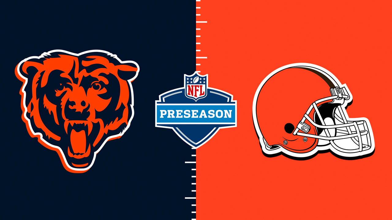 Chicago Bears vs Cleveland Browns poster