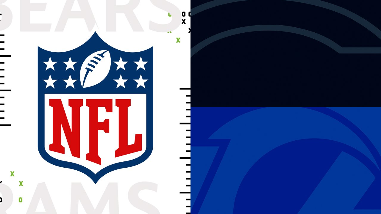 Chicago Bears vs Los Angeles Rams poster