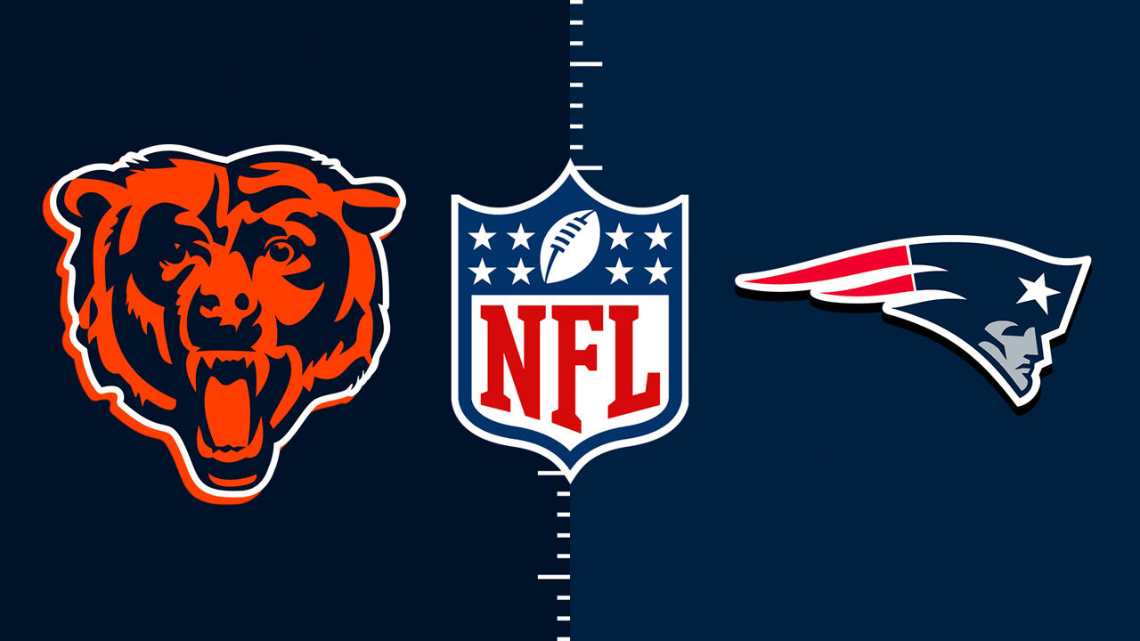 Chicago Bears vs New England Patriots poster