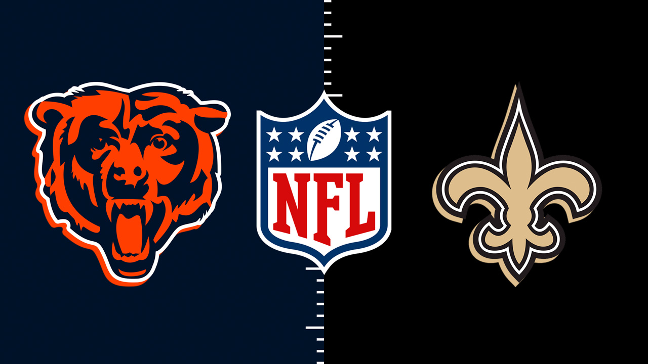 Chicago Bears vs New Orleans Saints poster