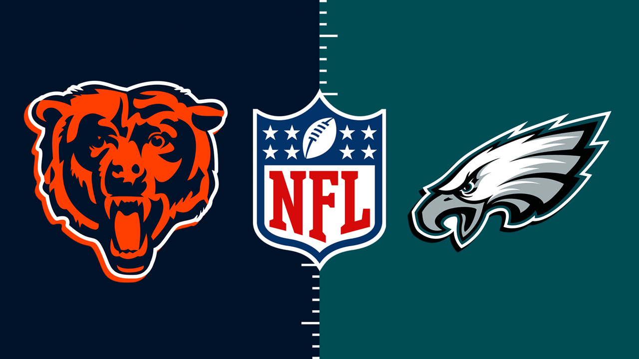 Chicago Bears vs Philadelphia Eagles poster