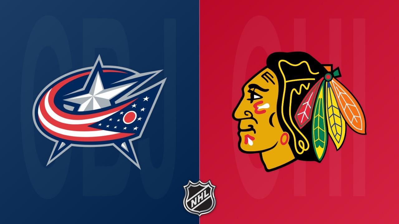 Chicago Blackhawks vs Columbus Blue Jackets poster