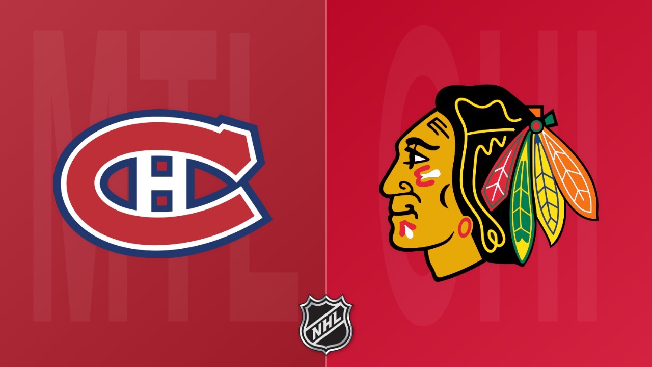 Chicago Blackhawks vs Montreal Canadiens poster