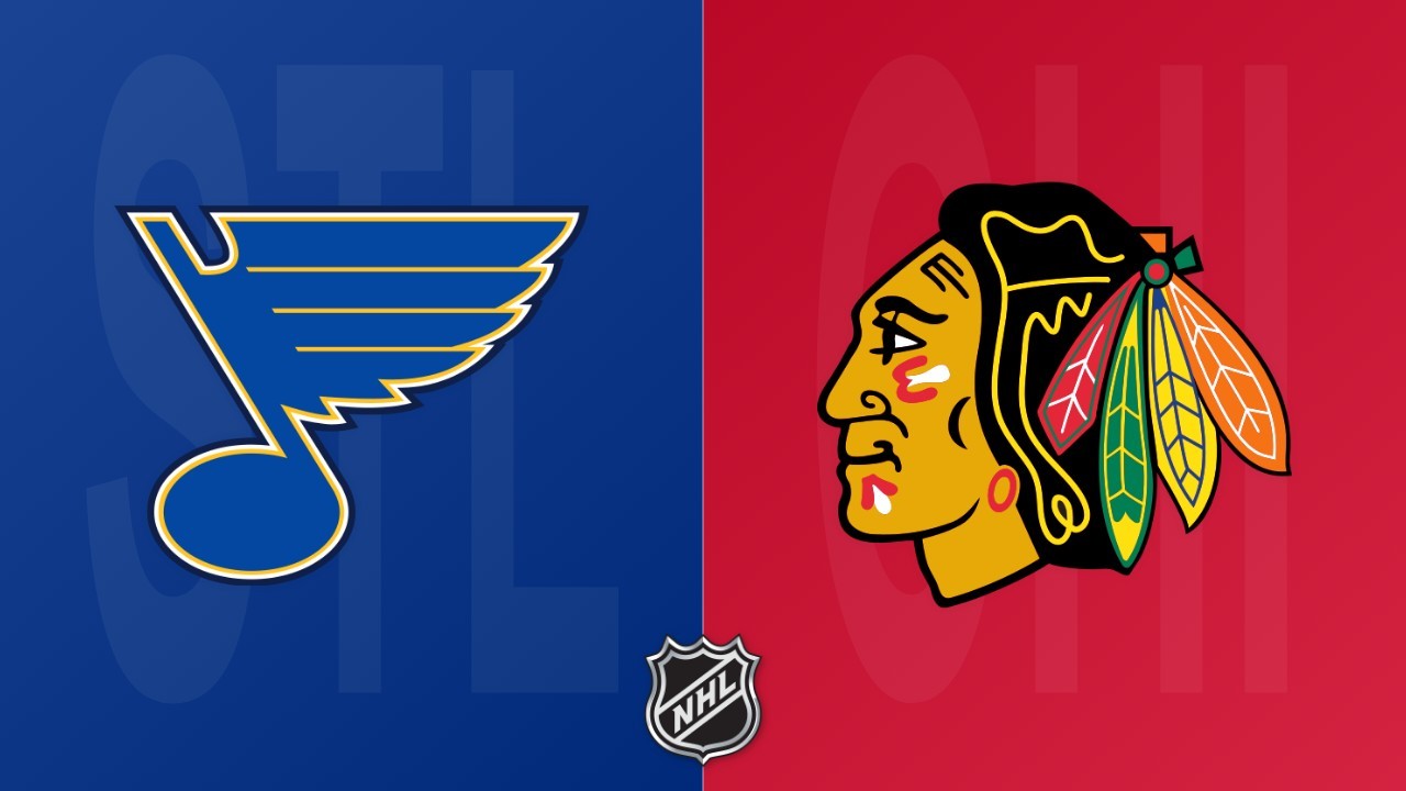 Chicago Blackhawks vs St. Louis Blues poster