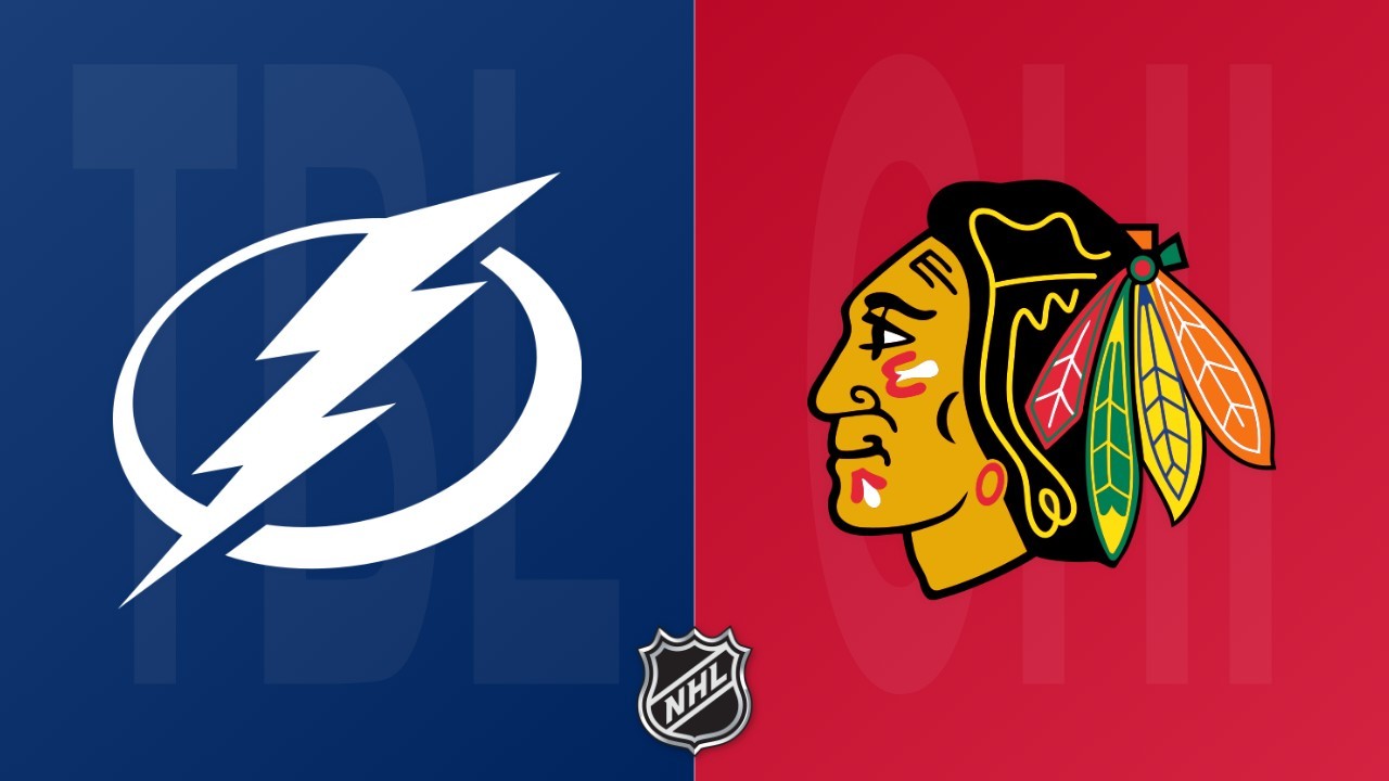 Chicago Blackhawks vs Tampa Bay Lightning poster