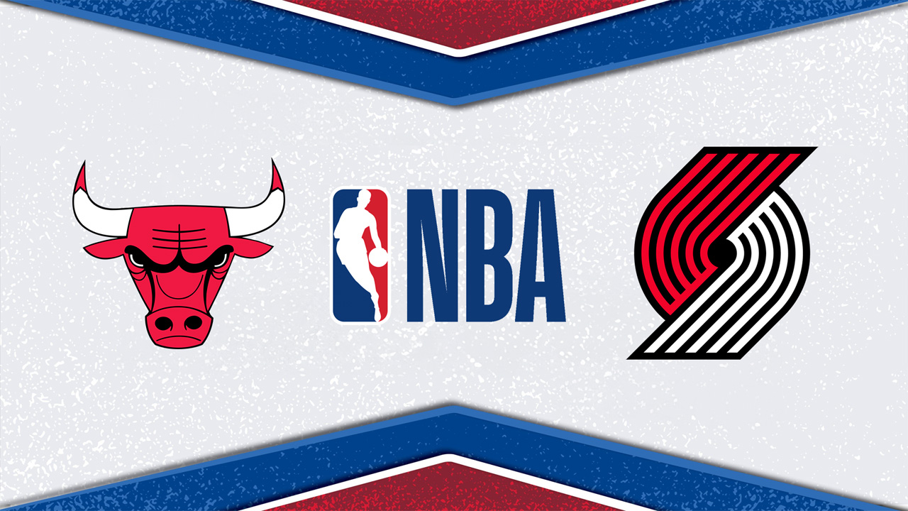 Chicago Bulls vs Portland Trail Blazers poster