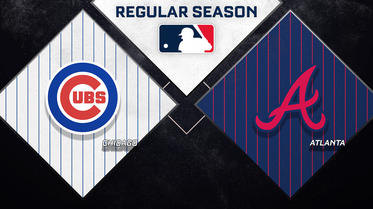 Chicago Cubs vs Atlanta Braves poster