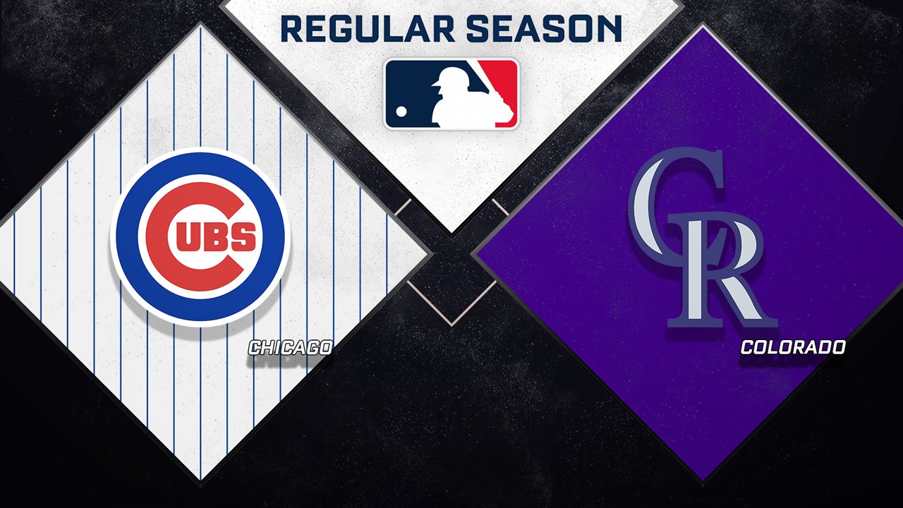 Chicago Cubs vs Colorado Rockies poster