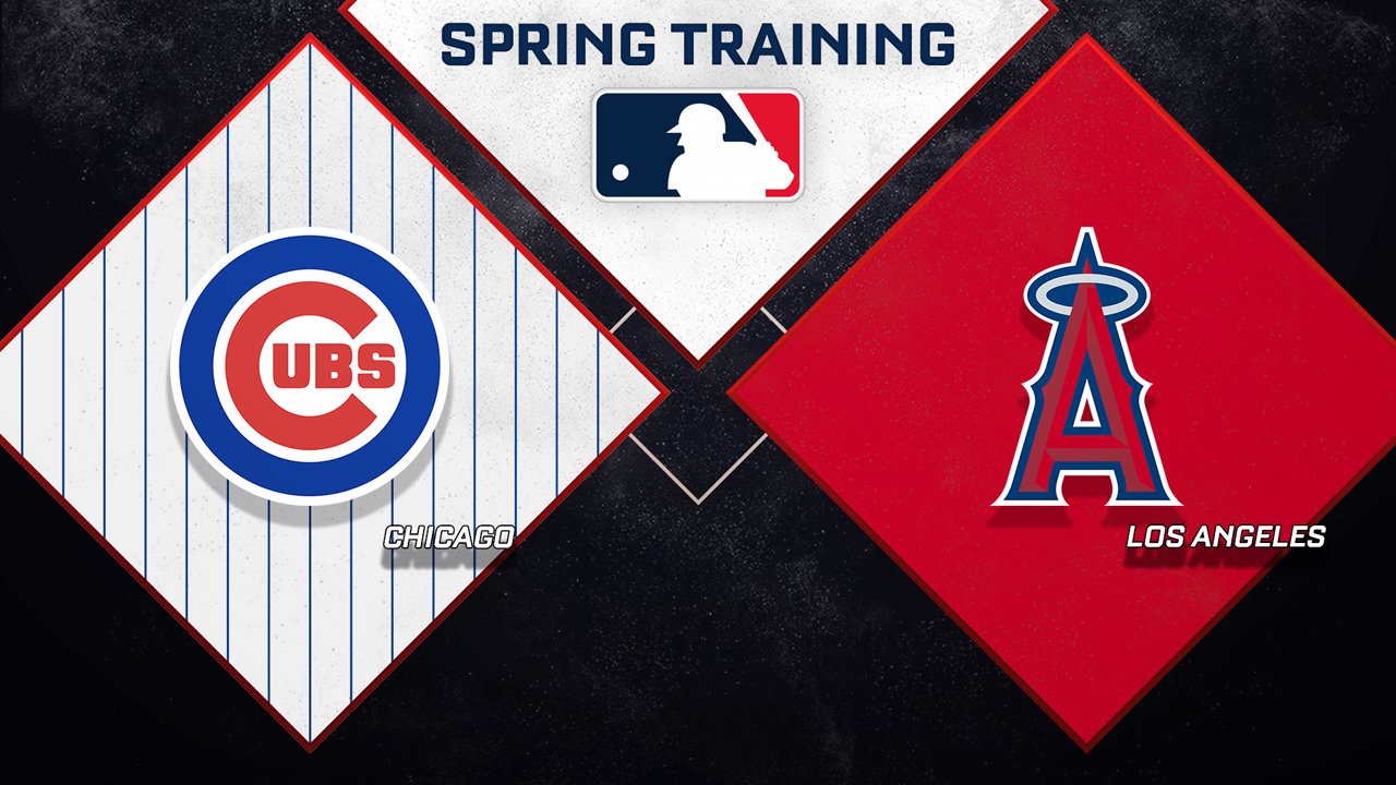 Chicago Cubs vs Los Angeles Angels poster