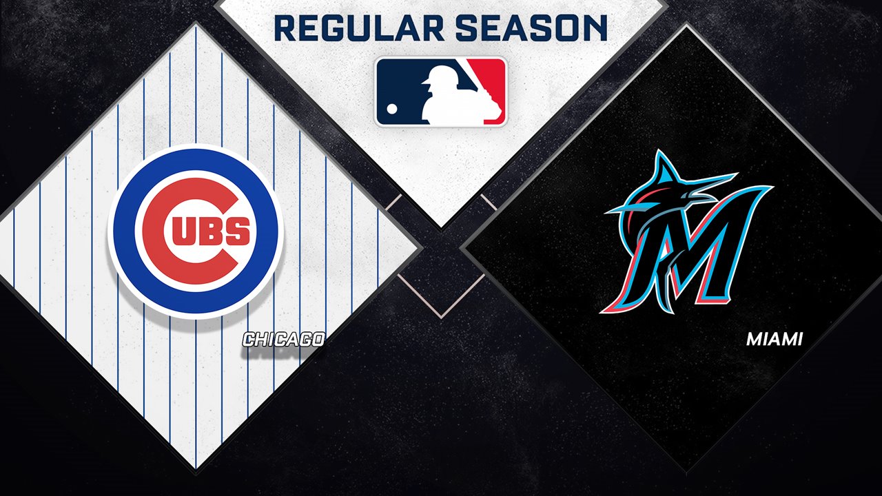 Chicago Cubs vs Miami Marlins poster