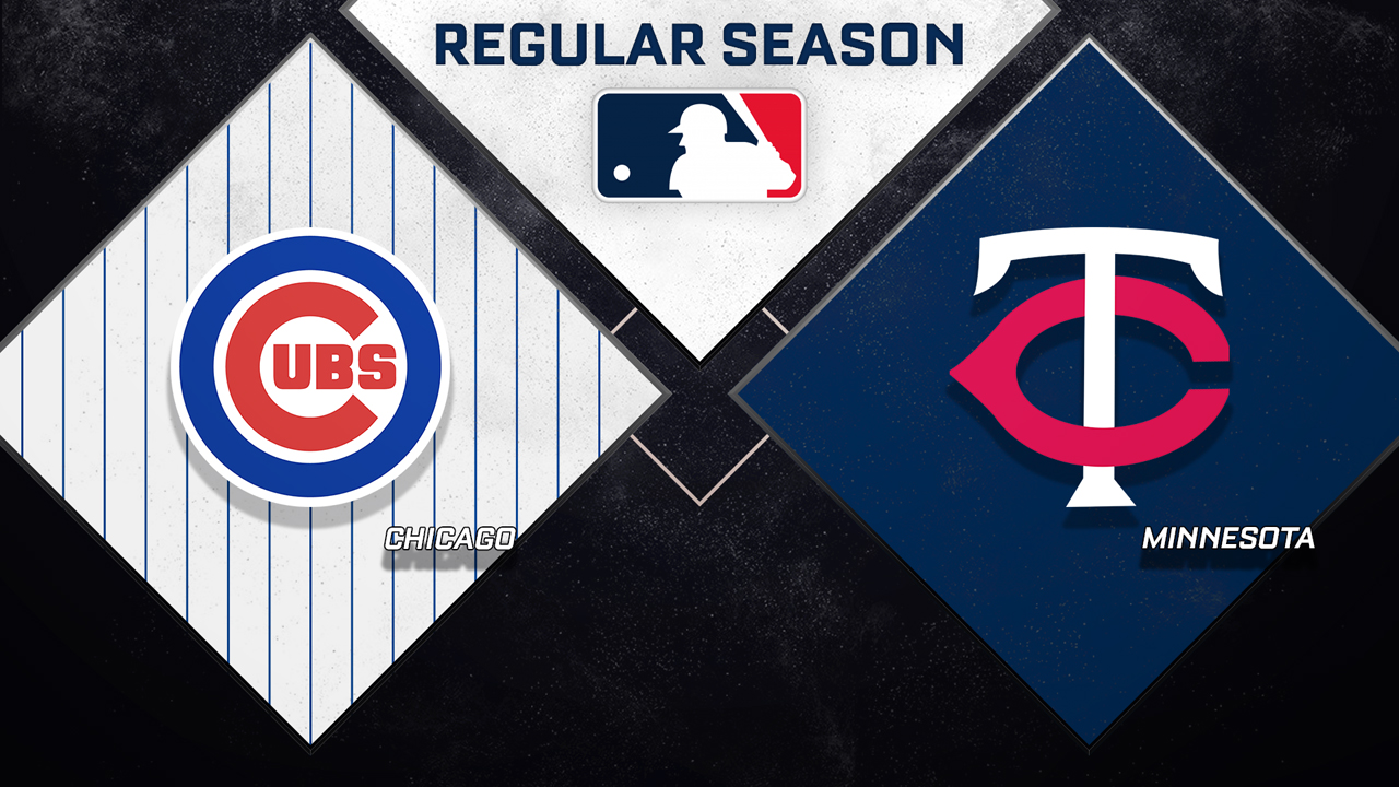 Chicago Cubs vs Minnesota Twins poster