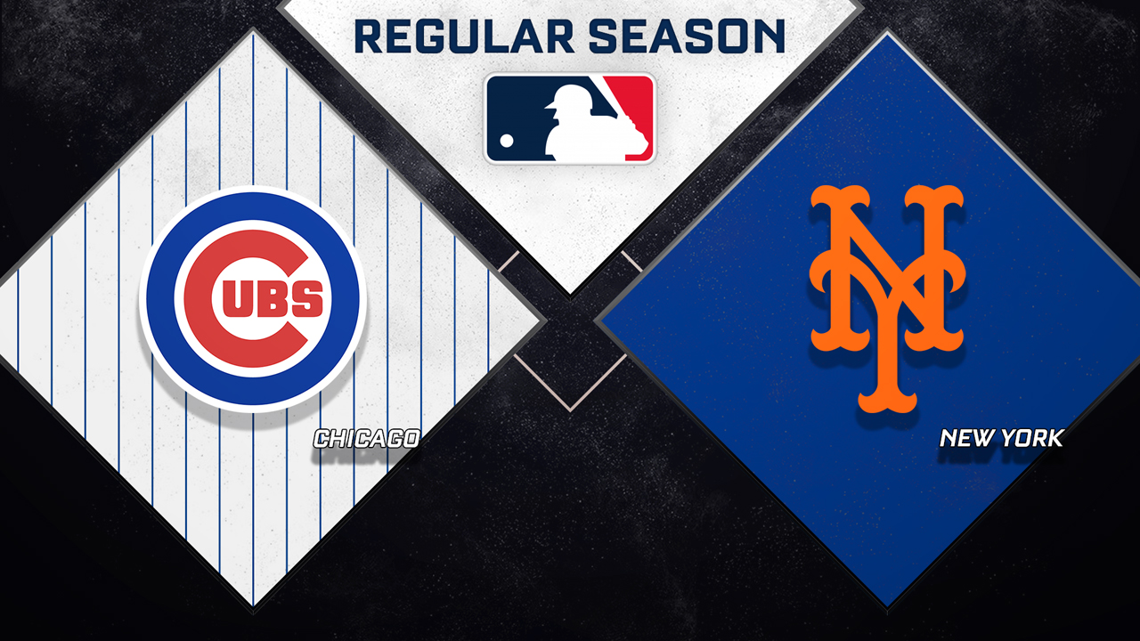 Chicago Cubs vs New York Mets poster