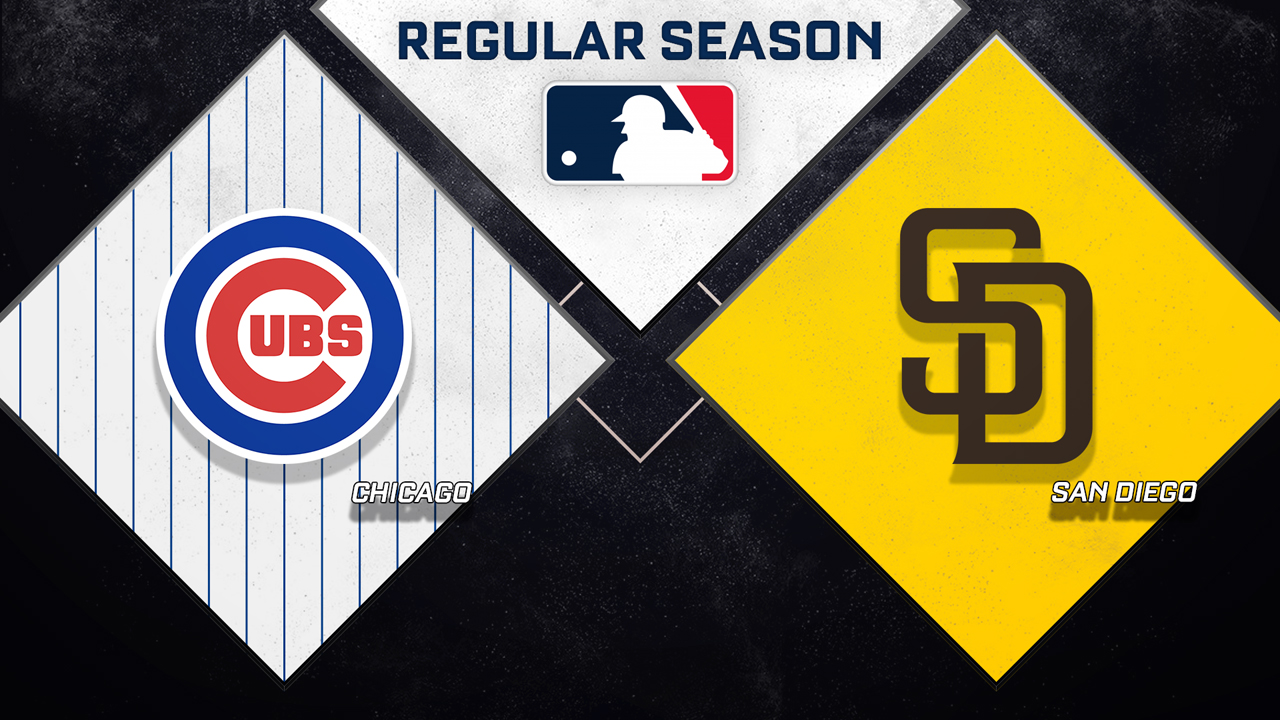 Chicago Cubs vs San Diego Padres poster