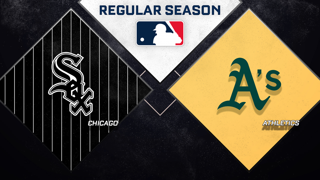 Chicago White Sox vs Athletics poster