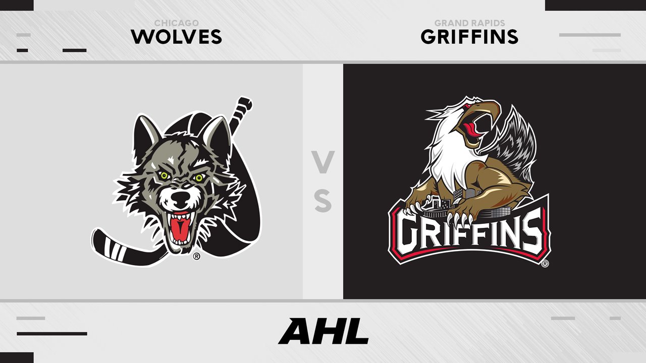 Chicago Wolves vs Grand Rapids Griffins poster