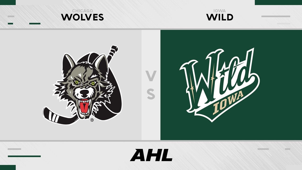 Chicago Wolves vs Iowa Wild poster