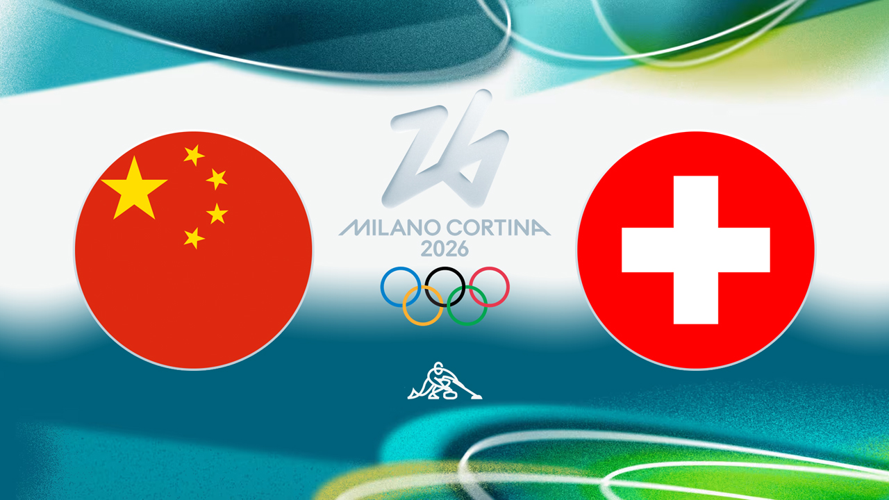 China Curling vs Switzerland Curling poster