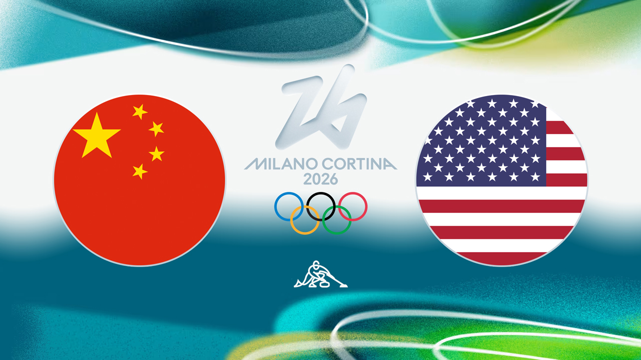 China Curling vs USA Curling poster