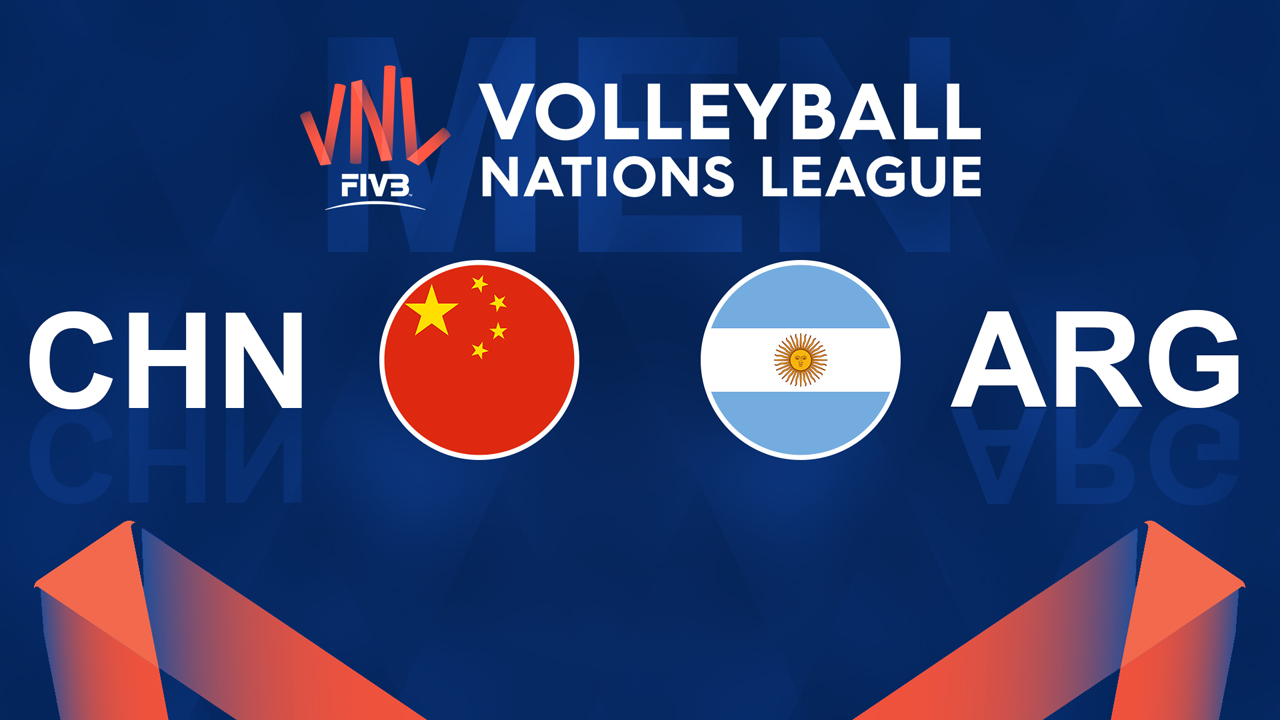 China Volleyball vs Argentina Volleyball poster