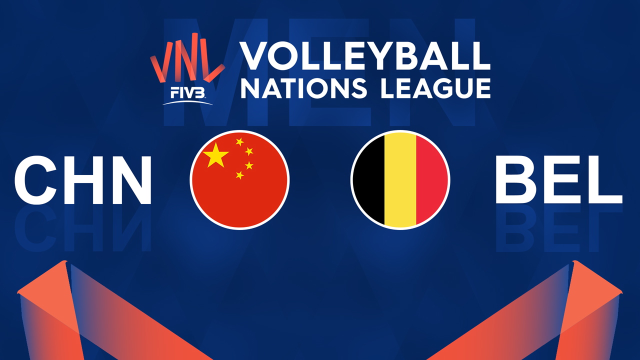 China Volleyball vs Belgium Volleyball poster