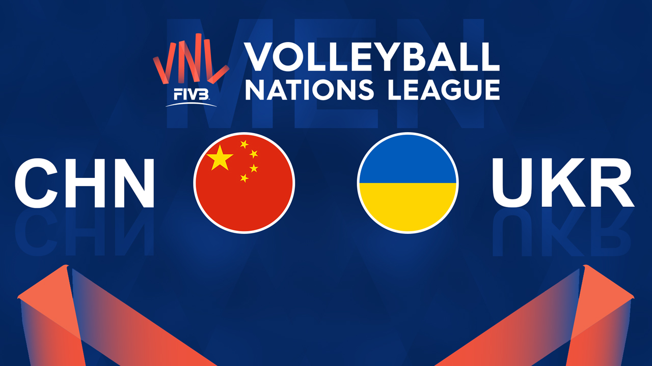 China Volleyball vs Ukraine Volleyball poster