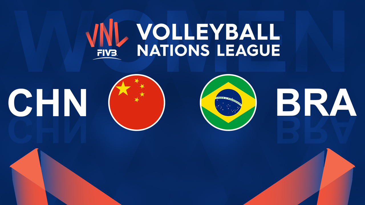 China Volleyball Women vs Brazil Volleyball Women poster