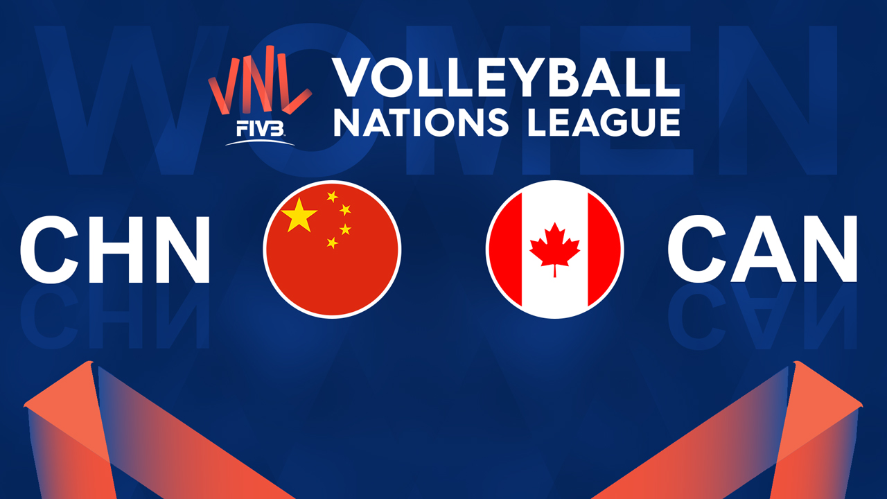 China Volleyball Women vs Canada Volleyball Women poster