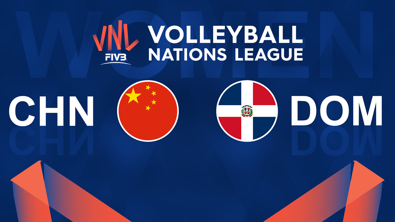 China Volleyball Women vs Dominican Republic Volleyball Women poster
