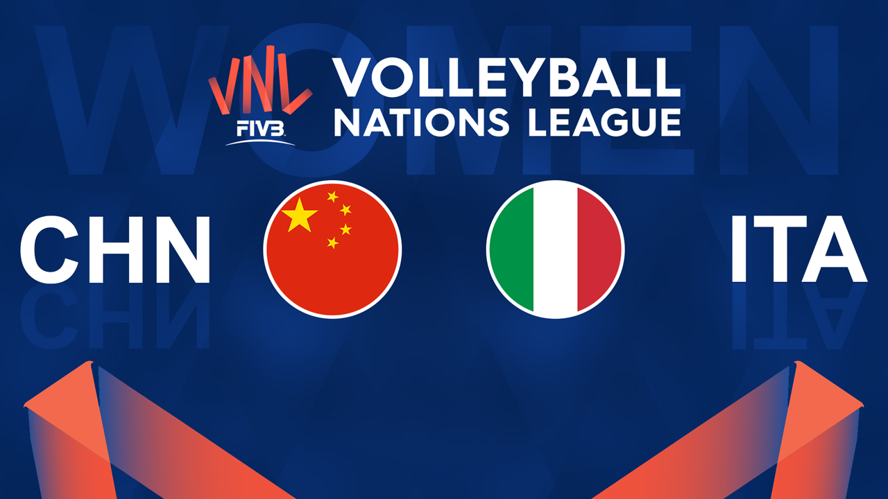 China Volleyball Women vs Italy Volleyball Women poster