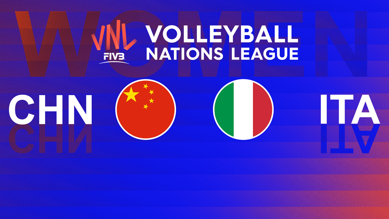 China Volleyball Women vs Italy Volleyball Women poster