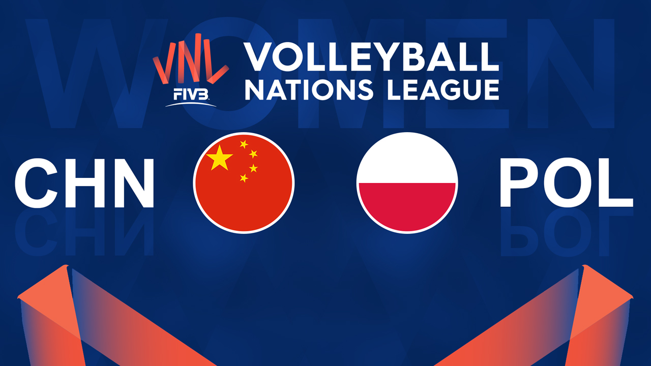 China Volleyball Women vs Poland Volleyball Women poster
