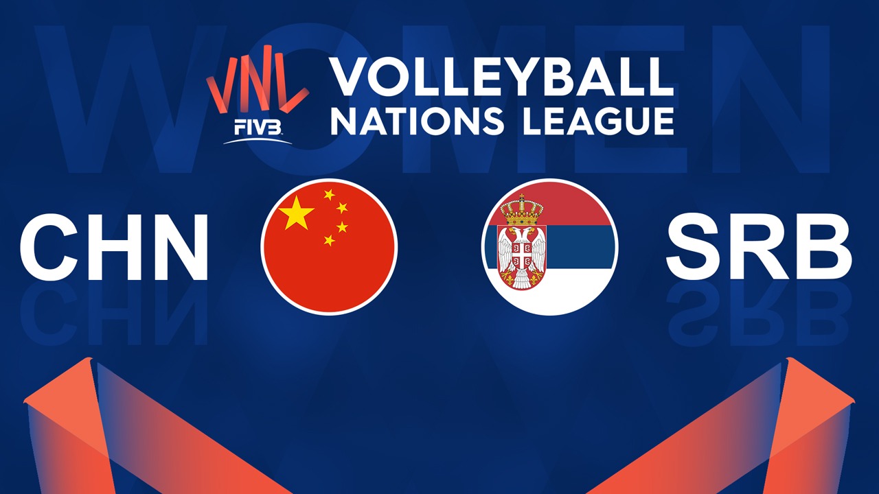 China Volleyball Women vs Serbia Volleyball Women poster