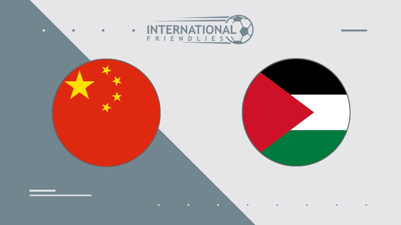 China vs Palestine poster