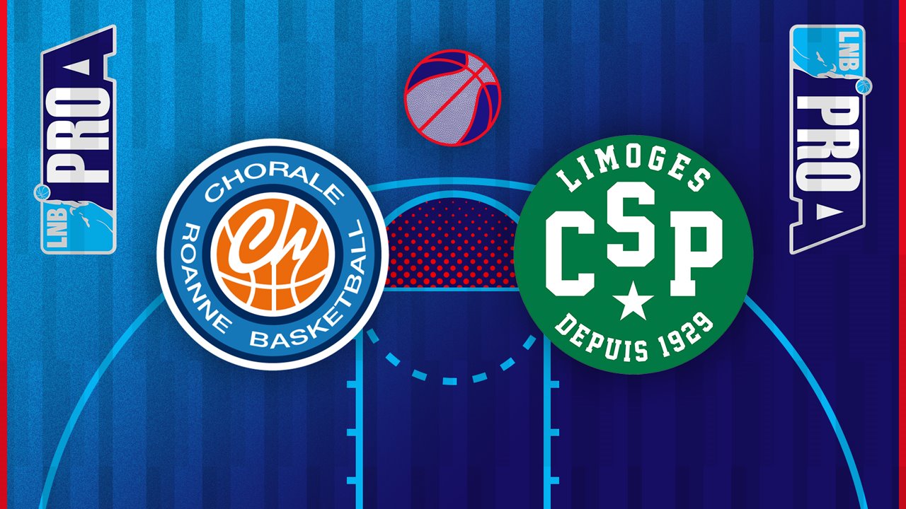 Chorale Roanne Basket vs Limoges poster