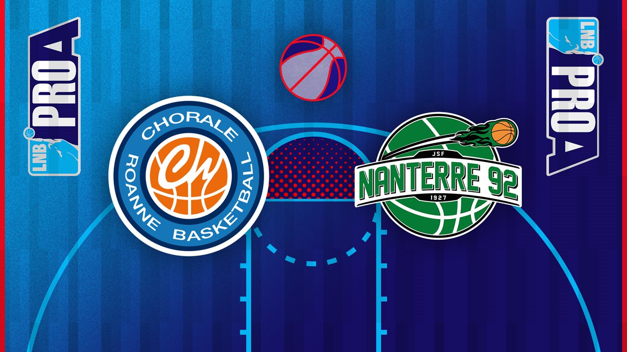 Chorale Roanne Basket vs Nanterre poster